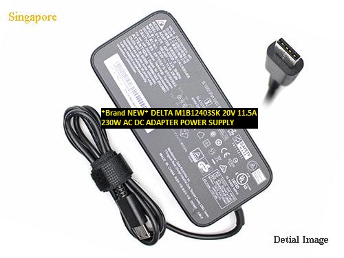 *Brand NEW* DELTA M1B12403SK 20V 11.5A 230W AC DC ADAPTER POWER SUPPLY
